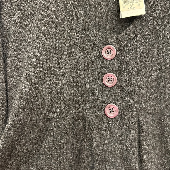 Aqua Charcoal Cardigan. New with Tags. Size Small - Picture 4 of 4